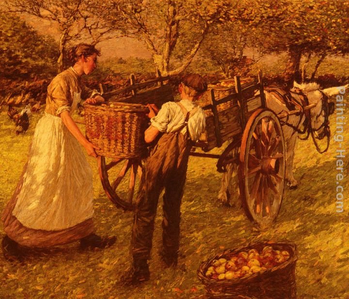 Henry Herbert La Thangue A Sussex Orchard